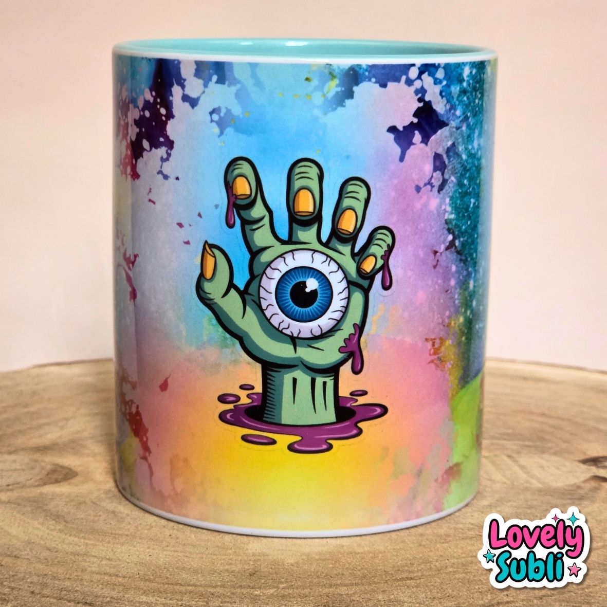 Trippy Zombie Hand Mug