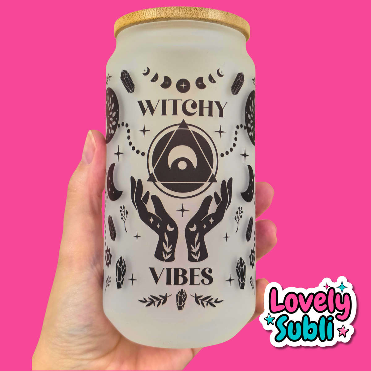 Witchy Vibes - 18oz Libby Glass Cup