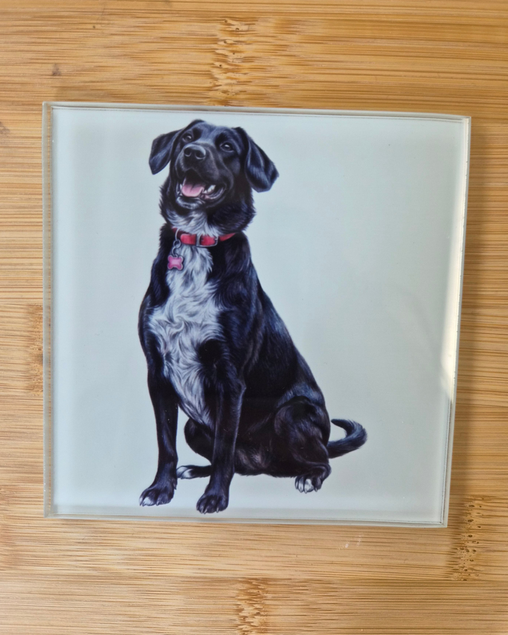 Personalised Glass Photo Coaster Keepsake