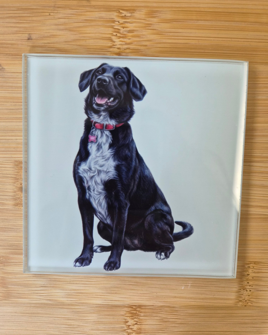 Personalised Glass Photo Coaster Keepsake