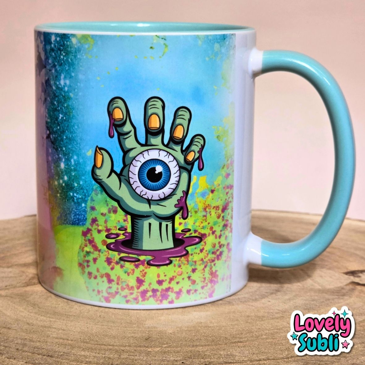 Trippy Zombie Hand Mug