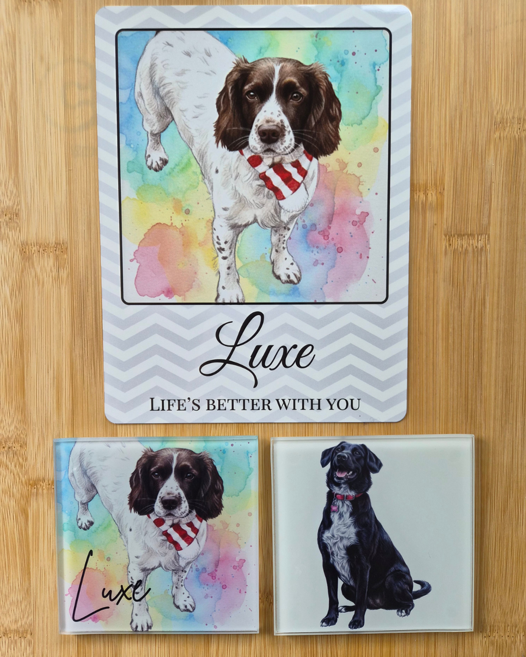 Personalised Glass Photo Coaster Keepsake