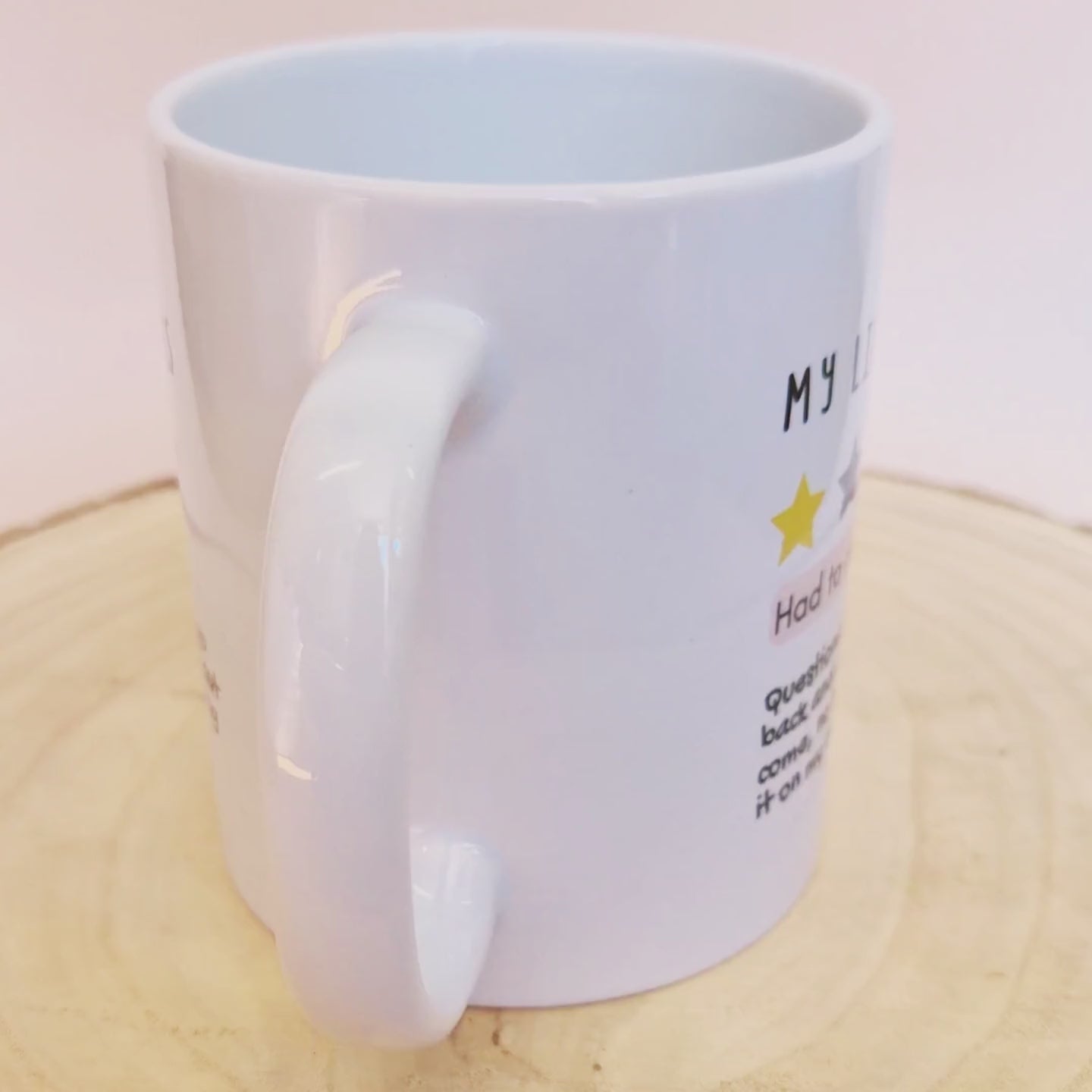 My Life Choices One Star Review Mug